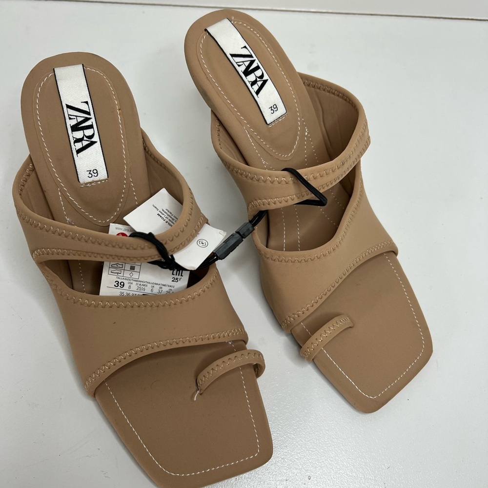 Tan Zara heels - Picture 1 of 3